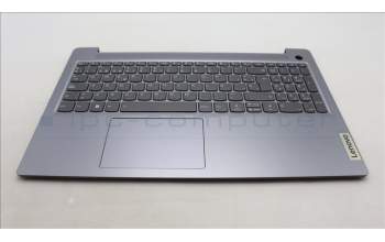 Lenovo 5CB1L45895 C-Abdeckung mit Tastatur, Spanisch, arktisgrau, Hintergrundbeleuchtung, Fingerabdruckleser