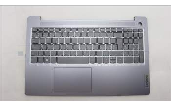 Lenovo 5CB1L45896 C-Abdeckung mit Tastatur, Schweiz, arktisgrau, Hintergrundbeleuchtung, Fingerabdruckleser