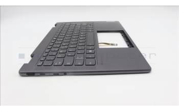Lenovo 5CB1L47261 C-Abdeckung mit Tastatur, Italienisch, sturmgrau, Fingerabdruckleser