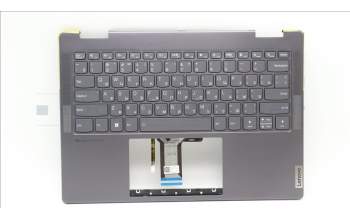 Lenovo 5CB1L48261 C-Abdeckung mit Tastatur, Russisch, Sturmgrau, Ohne_Fingerabdruckscanner