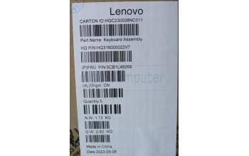 Lenovo 5CB1L48269 C-Abdeckung mit Tastatur, Englisch (US, Euro), sturmgrau, Ohne_Fingerabdruckscanner