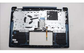 Lenovo 5CB1L48323 C-Abdeckung mit Tastatur, Ungarisch, Aquamarinblau, Ohne_Fingerabdruckscanner