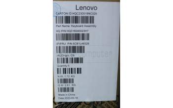 Lenovo 5CB1L48328 Tastatur inkl. Topcase ASM_NORDIC H82YM NFP TT