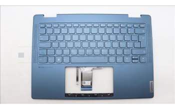 Lenovo 5CB1L48329 C-Abdeckung mit Tastatur, Portugiesisch, Aquamarinblau, Ohne_Fingerabdruckscanner