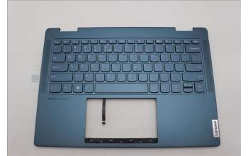 Lenovo 5CB1L48338 C-Abdeckung mit Tastatur, Englisch (US, Euro), Aquamarinblau, Ohne_Fingerabdruckscanner