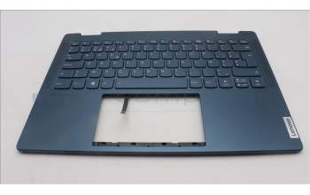 Lenovo 5CB1L48343 C-Cover with keyboard,Belgian,Tidal Teal,Non_Fingerprint