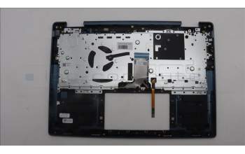 Lenovo 5CB1L48343 C-Abdeckung mit Tastatur, Belgisch, aquamarinblau, Ohne Fingerabdruck, GB