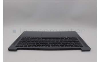 Lenovo 5CB1L49405 C-Abdeckung mit Tastatur, Englisch (US, Euro), arktisgrau, Hintergrundbeleuchtung, Ohne_Fingerabdruckscanner