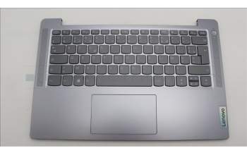 Lenovo 5CB1L49406 C-Abdeckung mit Tastatur, Französisch, arktisgrau, Hintergrundbeleuchtung, Ohne_Fingerabdruckscanner
