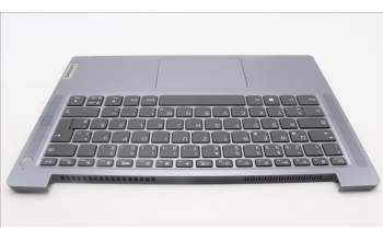 Lenovo 5CB1L49444 C-Abdeckung mit Tastatur, Deutsch, arktisgrau, Ohne_Hintergrundbeleuchtung, Ohne_Fingerabdruckscanner