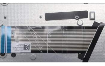 Lenovo 5CB1L49444 C-Abdeckung mit Tastatur, Deutsch, arktisgrau, Ohne_Hintergrundbeleuchtung, Ohne_Fingerabdruckscanner