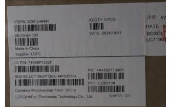 Lenovo 5CB1L49445 C-Abdeckung mit Tastatur, Arabisch, arktisgrau, Ohne Hintergrundbeleuchtung, Ohne Fingerabdruck, US