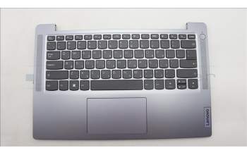 Lenovo 5CB1L49448 C-Abdeckung mit Tastatur, Hebräisch, Arktisgrau, Nicht_beleuchtet, Ohne_Fingerabdruckscanner