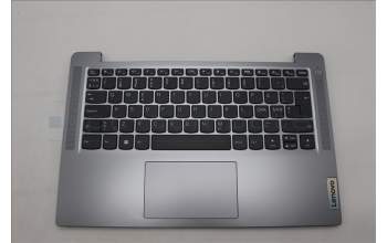 Lenovo 5CB1L49450 C-Abdeckung mit Tastatur, Skandinavien, arktisgrau, Ohne_Hintergrundbeleuchtung, Ohne_Fingerabdruckscanner