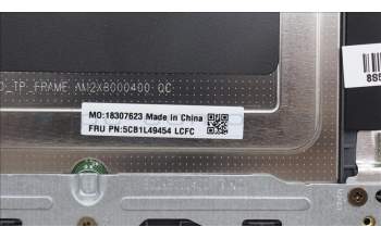 Lenovo 5CB1L49454 Tastatur inkl. Topcase schweiz L82X6 NFP AGNBL