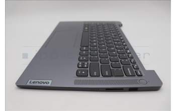 Lenovo 5CB1L49455 C-Cover with keyboard, US English Euro, Arctic Grey, Non-Backlight, Non-FingerPrint, US