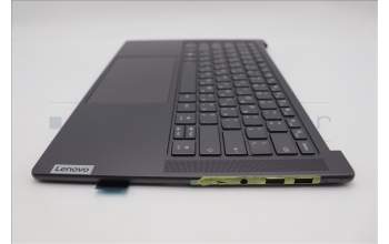 Lenovo 5CB1L49537 C-Abdeckung mit Tastatur, Hebräisch, sturmgrau