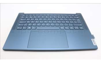 Lenovo 5CB1L49558 C-Abdeckung mit Tastatur, Belgisch, aquamarinblau, GB