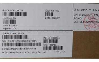 Lenovo 5CB1L49749 Tastatur inkl. Topcase ASM_ENG L83BU TT