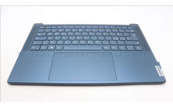 Lenovo 5CB1L49760 C-Abdeckung mit Tastatur, Italienisch, Aquamarinblau