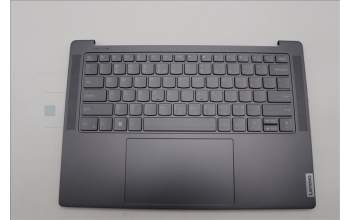 Lenovo 5CB1L50251 C-Abdeckung mit Tastatur, Englisch (US, Euro), sturmgrau, Puresight-Logo