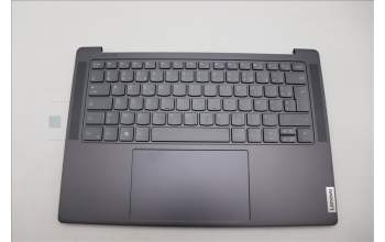 Lenovo 5CB1L50253 C-Abdeckung mit Tastatur, Französisch, sturmgrau, Puresight-Logo