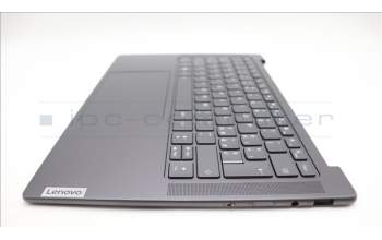 Lenovo 5CB1L50270 C-Abdeckung mit Tastatur, Italienisch, Sturmgrau