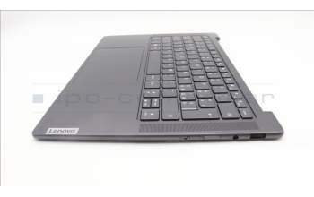Lenovo 5CB1L50271 C-Abdeckung mit Tastatur, Italienisch, sturmgrau, Puresight-Logo