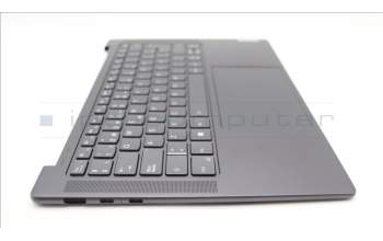 Lenovo 5CB1L50287 C-Cover with keyboard,Spanish,Storm Grey,Puresight Logo