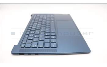 Lenovo 5CB1L50335 C-Abdeckung mit Tastatur, Italienisch, Aquamarinblau, Puresight-Logo