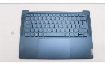 Lenovo 5CB1L50343 C-Abdeckung mit Tastatur, Skandinavien, Aquamarinblau, Puresight-Logo