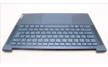 Lenovo 5CB1L50343 C-Abdeckung mit Tastatur, Skandinavien, Aquamarinblau, Puresight-Logo