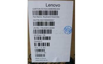 Lenovo 5CB1L50384 Tastatur inkl. Topcase ASM_POR H 83BS FP ARGY