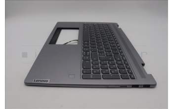 Lenovo 5CB1L50398 C-Abdeckung mit Tastatur, Belgisch, arktisgrau, Fingerabdruck, GB