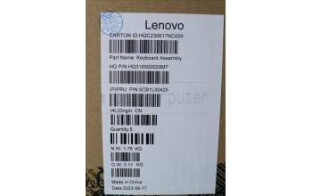 Lenovo 5CB1L50425 Tastatur inkl. TopcaseASM_EUROENG H83BSNFPARGY