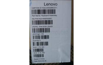Lenovo 5CB1L50430 Tastatur inkl. Topcase ASM_BEL H 83BS NFP ARGY