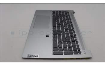 Lenovo 5CB1L50445 C-Abdeckung mit Tastatur, Russisch, Wolkengrau, Hintergrundbeleuchtung, Fingerabdruck