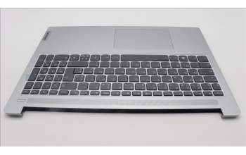 Lenovo 5CB1L50491 C-Abdeckung mit Tastatur, Französisch, Wolkengrau, Hintergrundbeleuchtung, Ohne_Fingerabdruckscanner