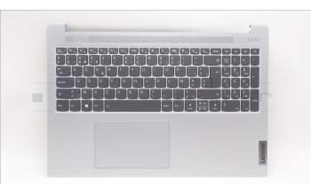 Lenovo 5CB1L50495 C-Abdeckung mit Tastatur, Belgisch, wolkengrau, Hintergrundbeleuchtung, Ohne Fingerabdruck, GB