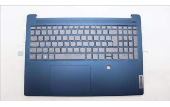 Lenovo 5CB1L50527 C-Abdeckung mit Tastatur, Belgisch, tiefblau, Hintergrundbeleuchtung, Fingerabdruck, GB