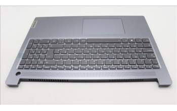 Lenovo 5CB1L51010 C-Abdeckung mit Tastatur, Englisch (GB), Arktisgrau, Hintergrundbeleuchtung, Fingerabdruck