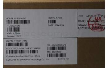 Lenovo 5CB1L52247 Tastatur inkl. Topcase deutsch L82X8 FP NBL AB