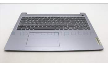 Lenovo 5CB1L52289 C-Cover with keyboard,Spanish,Arctic Grey,Non_Backlight,FingerPrint