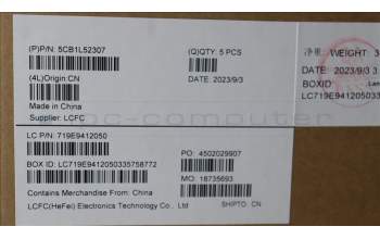 Lenovo 5CB1L52307 Tastatur inkl. Topcase ASM_FRA L82X8 FP NBL AG