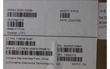 Lenovo 5CB1L53288 Tastatur inkl. Topcase ASM_FRA L82X8 NFP BL AG