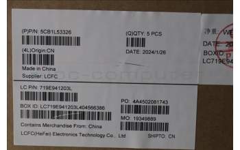 Lenovo 5CB1L53326 C-Abdeckung mit Tastatur, Deutsch, tiefblau, Ohne_Hintergrundbeleuchtung, Ohne_Fingerabdruckscanner