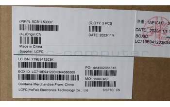 Lenovo 5CB1L53337 C-Abdeckung mit Tastatur, Englisch (US, Euro), tiefblau, Ohne_Hintergrundbeleuchtung, Ohne_Fingerabdruckscanner