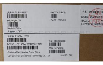 Lenovo 5CB1L53357 Tastatur inkl. Topcase deutsch L82X8 NFP NBLAG