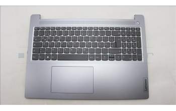 Lenovo 5CB1L53357 C-Abdeckung mit Tastatur, Deutsch, arktisgrau, Ohne_Hintergrundbeleuchtung, Ohne_Fingerabdruckscanner