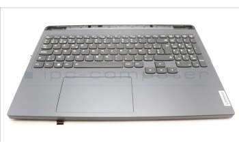 Lenovo 5CB1L54609 C-Abdeckung mit Tastatur, Belgisch, Onyx-Grau, RGB-Hintergrundbel., GB